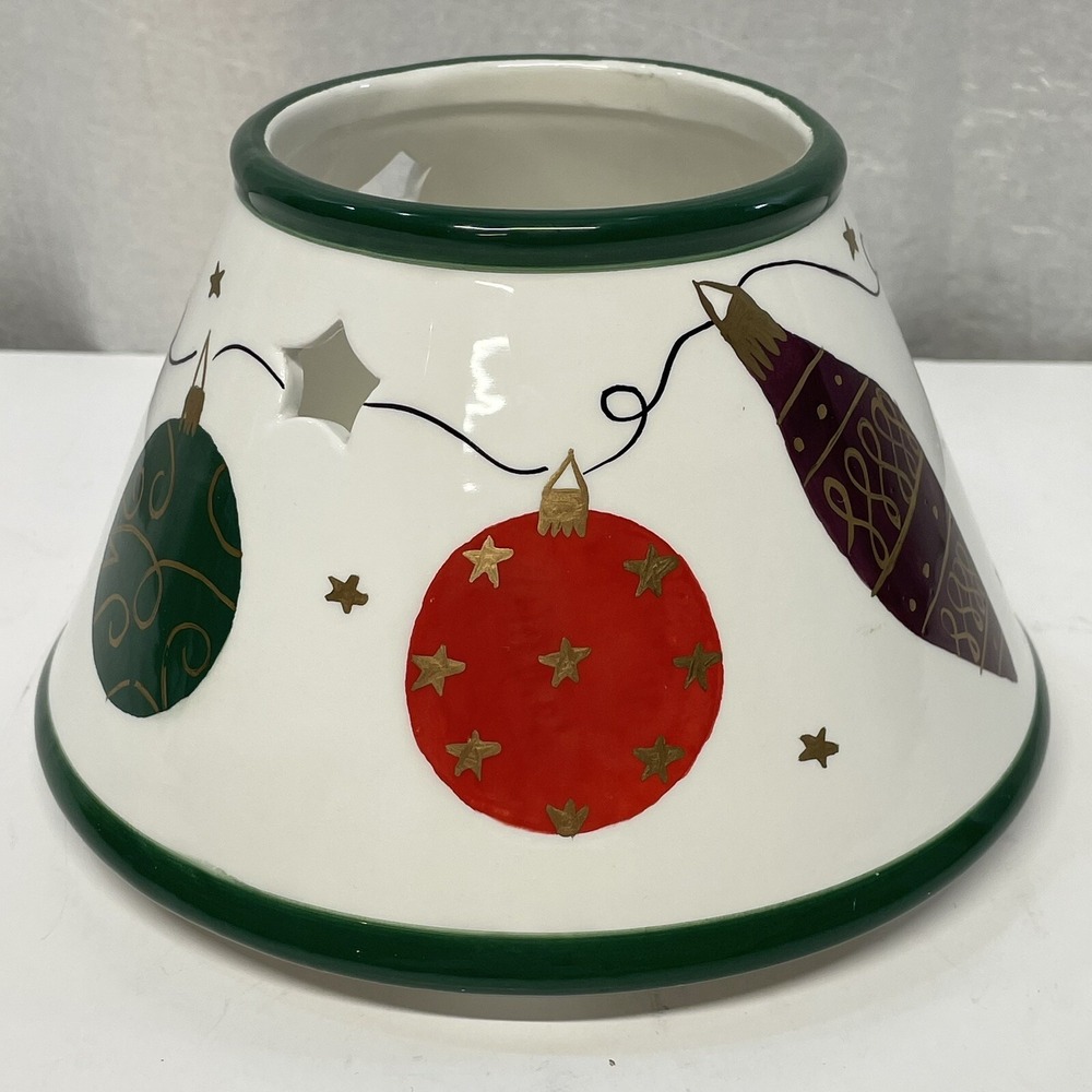 LTD Commodities Christmas Candle‎ Holder Lamp Shade Ornament Decor Blemish
